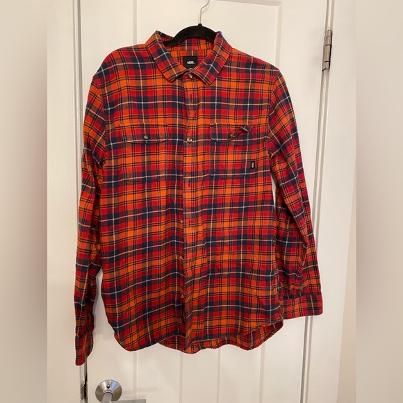 Vans Shirts Mens Vans Button Down Flannel Poshmark